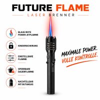 gro&szlig;er Power-Jet-Flame-Brenner | 20,5 cm | FUTURE...