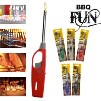BBQ Stabfeuerzeug Fun 1er Blister  | 23cm | 24er Box