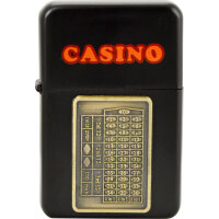 Benzin-Feuerzeug "Casino" 12er Stand-Display