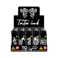 Reibrad-Motivfeuerzeug "Tatoo INK", 50er Display