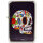 Benzin-Feuerzeug "Color-Skull" 12er Stand-Display