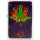 Benzin-Feuerzeug "Color-Hanf" 12er Stand-Display