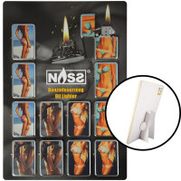 Benzin-Feuerzeug "Pin Up I" 12er Stand-Display