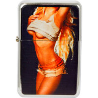 Benzin-Feuerzeug "Pin Up I" 12er Stand-Display