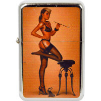 Benzin-Feuerzeug "Pin Up II" 12er Stand-Display