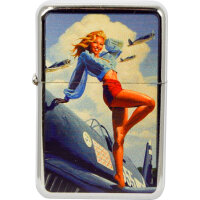 Benzin-Feuerzeug "Pin Up II" 12er Stand-Display