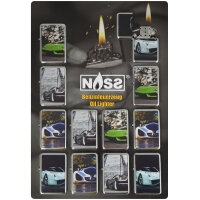 Benzin-Feuerzeug "Cars" 12er Stand-Display