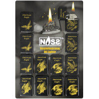 Benzin-Feuerzeug "Eagle" 12er Stand-Display