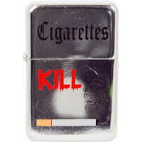 Benzin-Feuerzeug "No Smoking" 12er Stand-Display