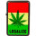 Benzin-Feuerzeug "Cannabis" 12er Stand-Display