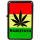 Benzin-Feuerzeug "Cannabis" 12er Stand-Display