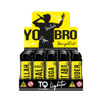 Reibrad-Motivfeuerzeug "Yo Bro", 50er Display