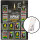 Benzin-Feuerzeug "Rasta" 12er Stand-Display