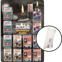 Benzin-Feuerzeug "Oldtimer ||" 12er Stand-Display
