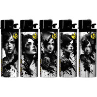 Reibrad-Motivfeuerzeug "INK Women", 50er Display