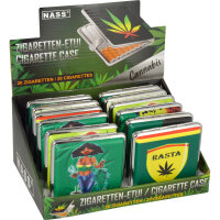 Zigarettenetui "Hanf-Motive", 12er Display