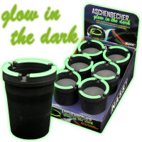 Aschenbecher2Go "Black" Glow In The Dark, 6er...