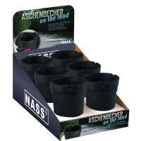 Aschenbecher On the Road "Black", 6er Display