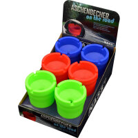 Aschenbecher On the Road "Color-Mix", 6er Display