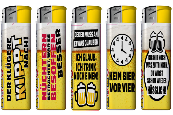 Bier Motiv-Feuerzeug, 50er Display | Beer | Top-Motiv