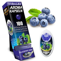 Tobaliq "Blueberry Mint" Aromakapsel mit 100...