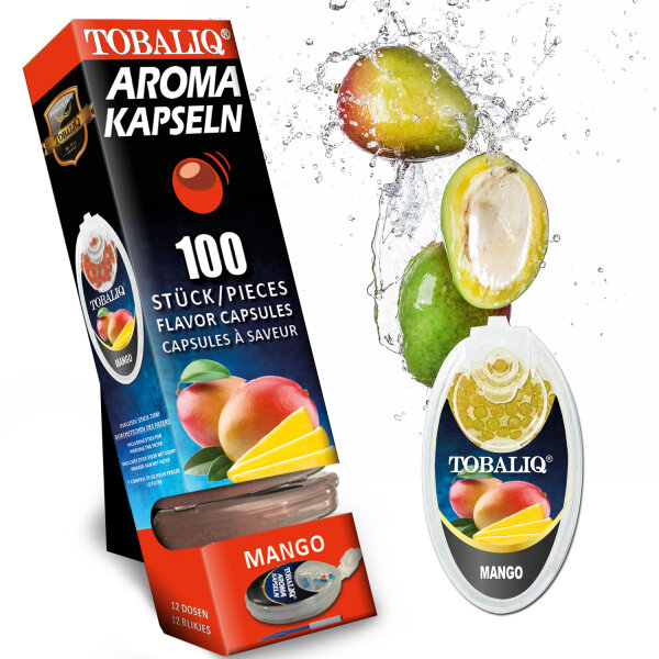 Tobaliq "Mango" Aromakapsel mit 100 Kugeln