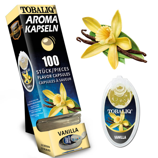 Tobaliq "Vanille" Aromakapsel mit 100 Kugeln