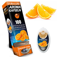 Tobaliq "Orange Soda" Aromakapsel mit 100 Kugeln