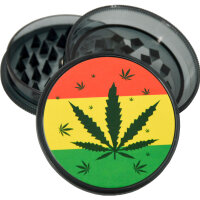 CannabisGrind Kunststoff-Grinder mit Motiven, 24er Display