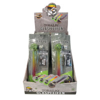 Glaspfeife inkl. Metallgrinder Gorilla 69, 12er Display