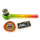 Glaspfeife inkl. Plastikgrinder Gorilla 70, 12er Display