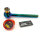 Flow Pipe Set, Glaspfeife inkl. Grinder + Siebe 12er Display