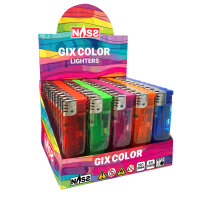 Elektronik-Feuerzeug | GIX-Mix-Color |, 50er Display