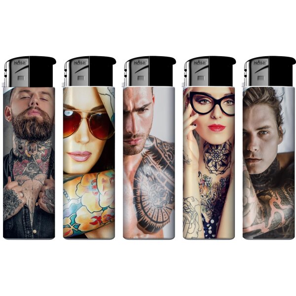 Tattoos Motiv-Feuerzeug, 50er Display
