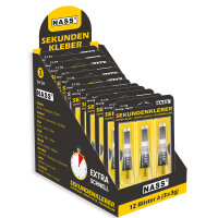 Sekundenkleber "NASS", 3er Set (3x3g), 12er Display