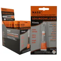 Sekundenkleber "NASS", 1x3g, 24er Display