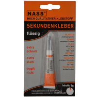 Sekundenkleber "NASS", 1x3g, 24er Display