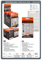 Sekundenkleber "NASS", 1x3g, 24er Display